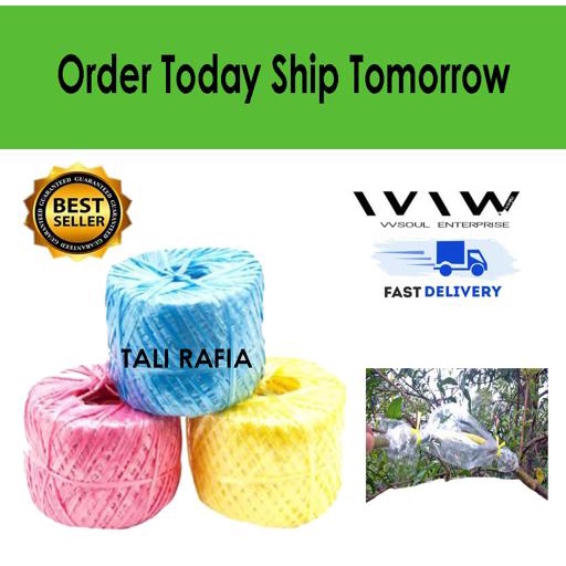 Ready Stock/ Premium Plastic Raffia String / Rope / Tali Rafia Plastik