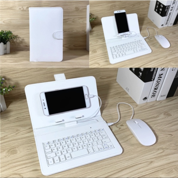 Keyboard Holster With Mouse + Mouse Pad + TypeC Adapter For 4.7.8