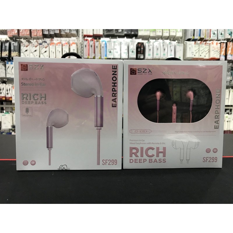 Szx Earphone with Remote & Mic Sf299🇲🇾🇲🇾🔥🔥 | Shopee Malaysia