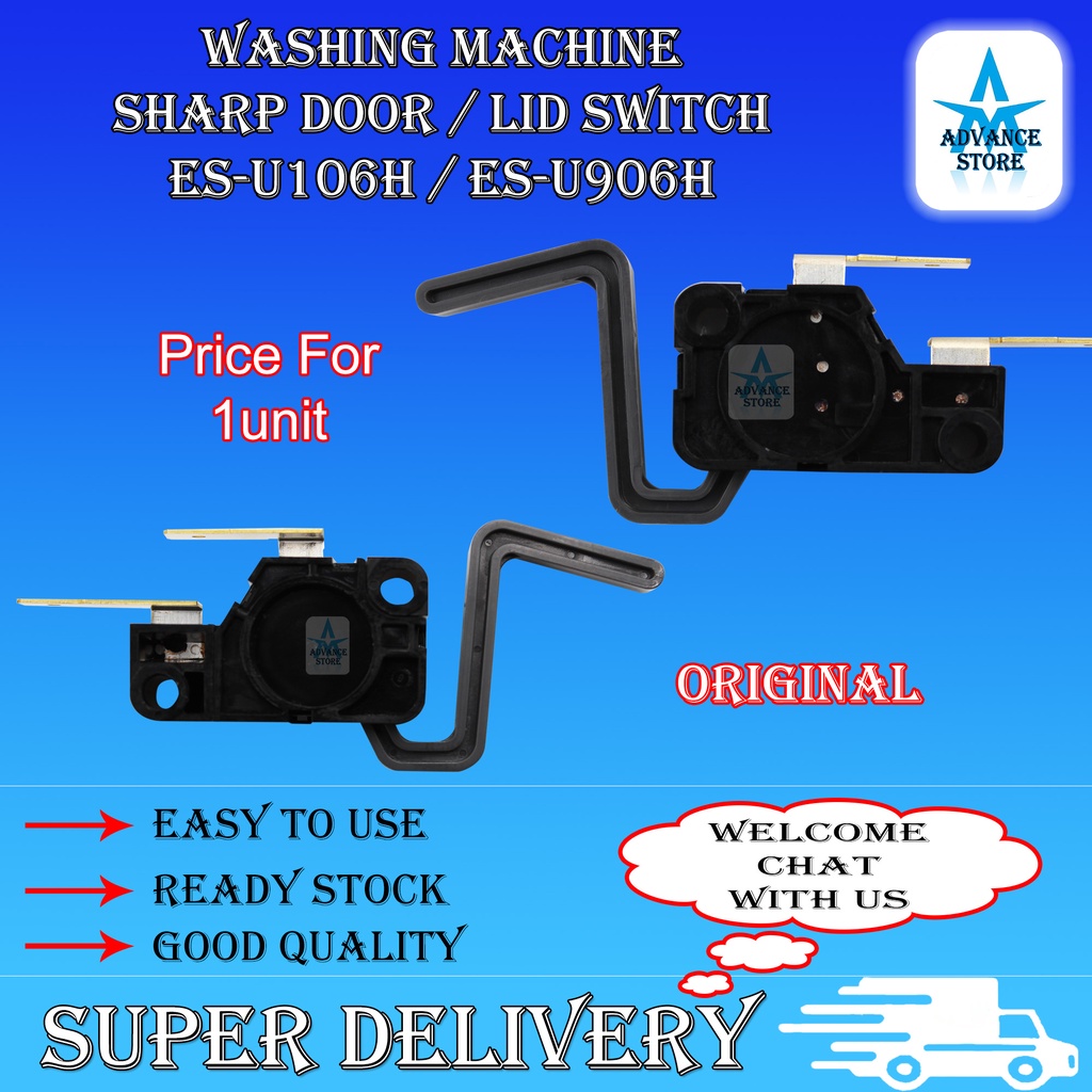 ORIGINAL Washing Machine Universal Micro Switch For SHARP Door Lid