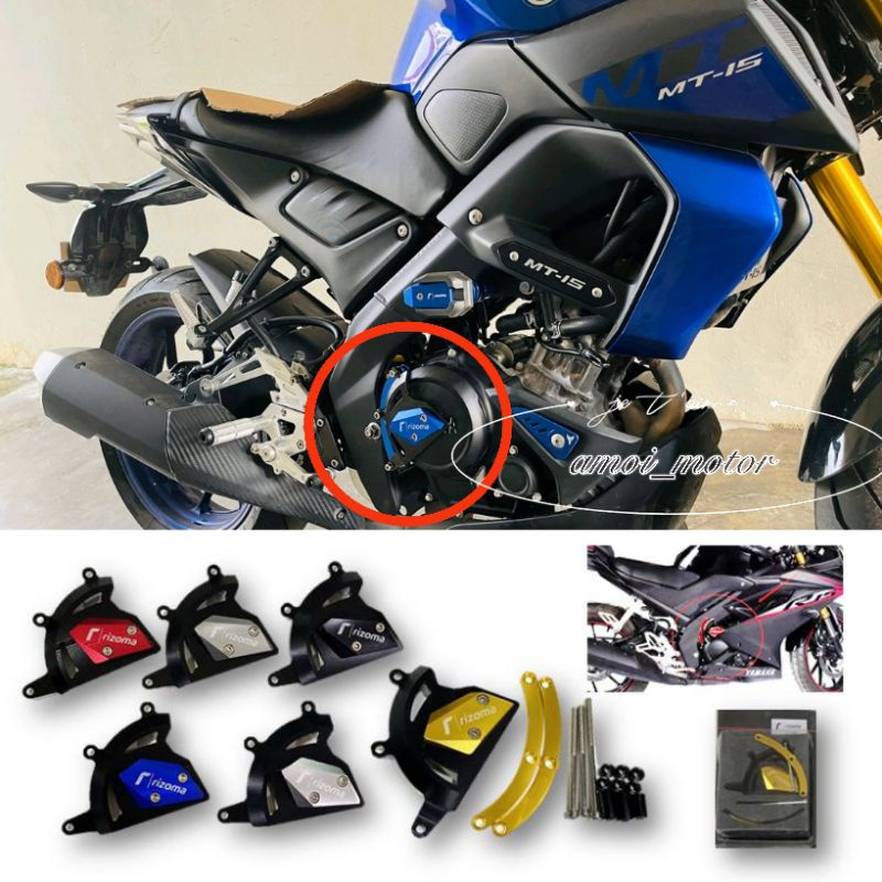 R15 V3 MT15 ENGINE SIDE PROTECTOR (KANAN) CNC ENJIN GUARD PROTECT CRASH ...