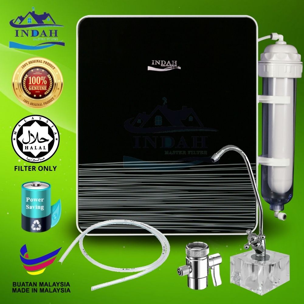 INDAH 5 Stage Mild Alkaline Drinking Water Filter System Water Purifier with JAKIM Halal & SIRIM