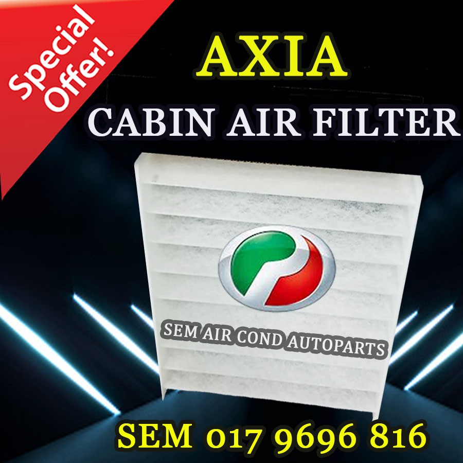 PERODUA AXIA 2014-2020 CABIN AIR FILTER (CAR AIRCOND SYSTEM) UNDER ...