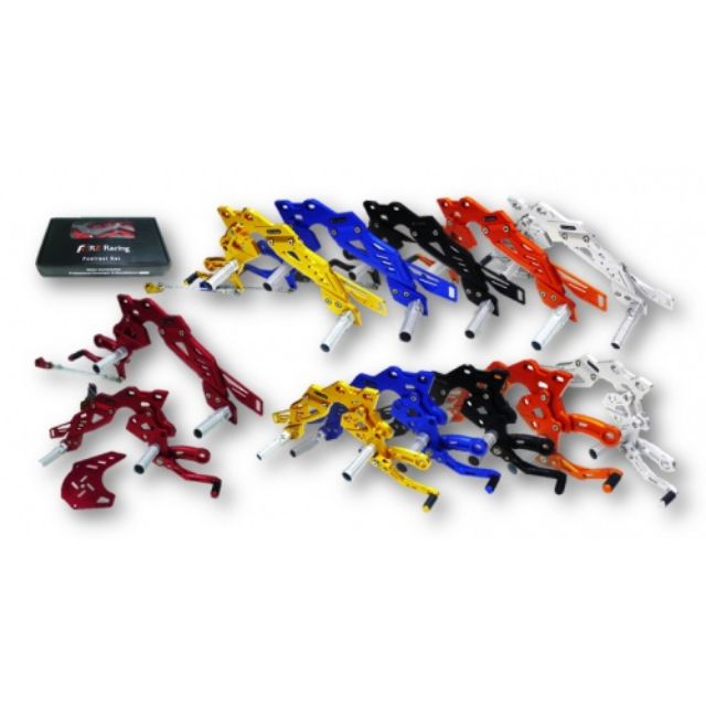YAMAHA Y15ZR V1 V2 RZ RACING FULL RACING FOOTREST SET FRONT AND REAR ...
