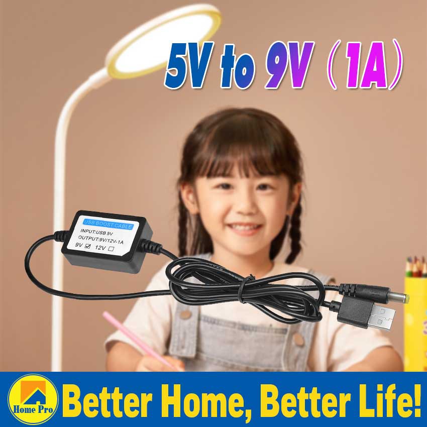 [Clearance]USB Boost Line Power Supply 5V To 9V Step UP 1A Power Cord