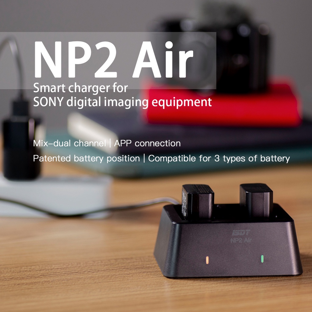 LIMETA CR2 Caricabatterie Compatto Con USB-C Per Sony NP-FZ100/NP-FW50/NP-BX1 – Display LCD, Ricarica Veloce 18W, Funzione Scarica - 6