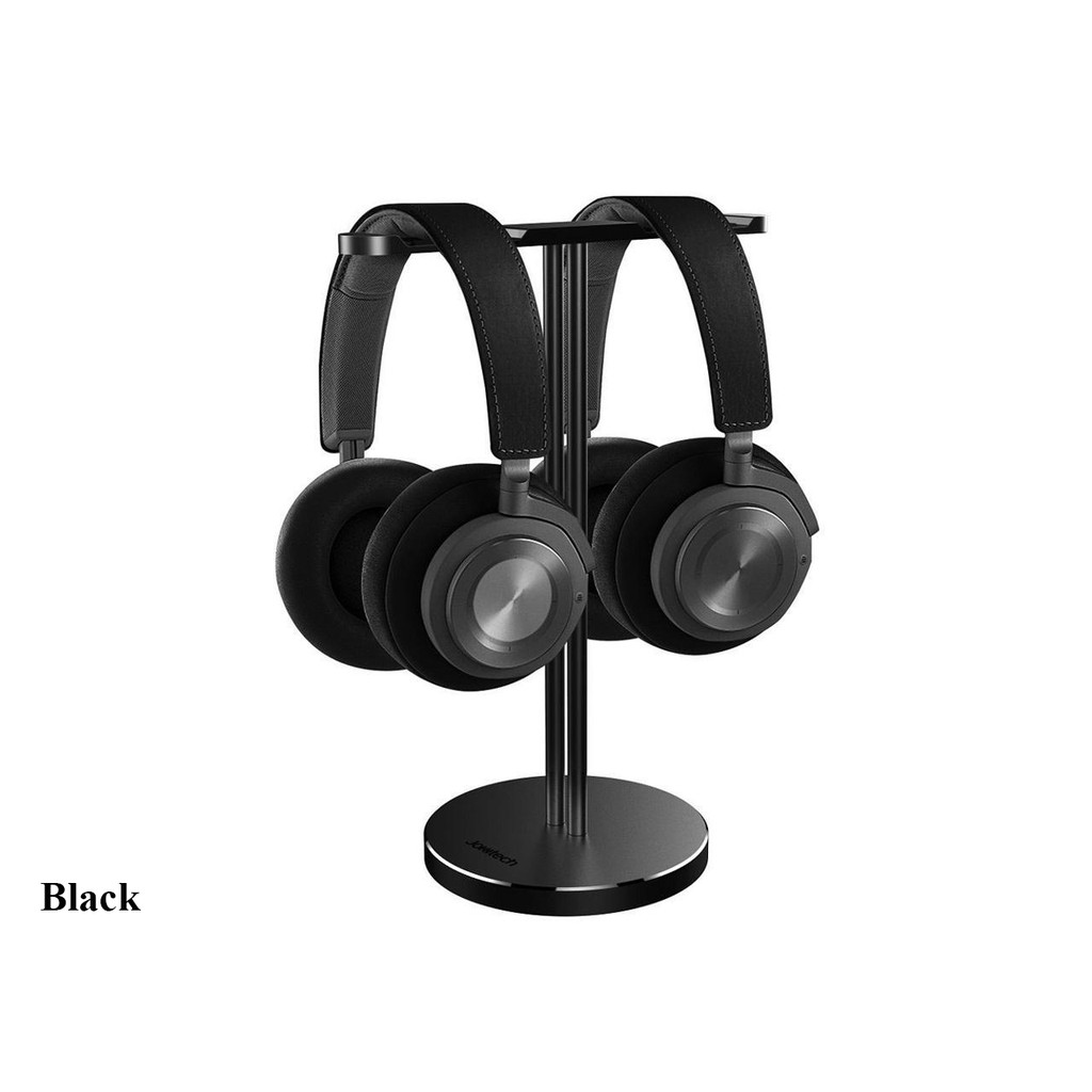 Dual Headphone Stand Desk Headset Holder Bracket Desktop Earphone