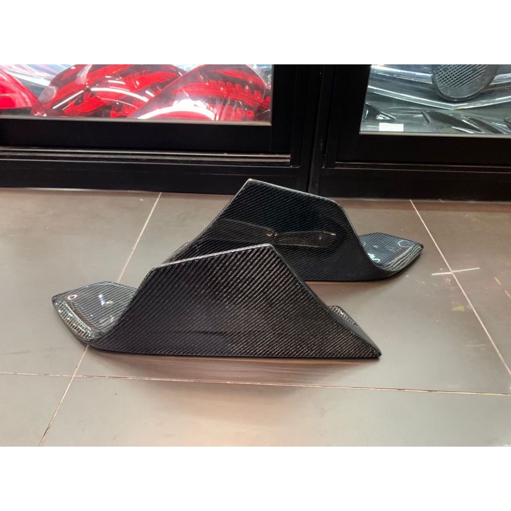 Toyota Supra A90 carbon fiber rear lip apron | Shopee Malaysia