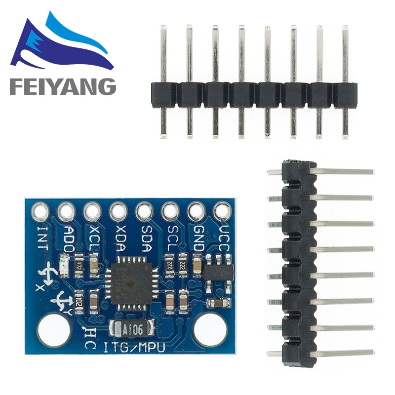 GY-521 MPU-6050 MPU6050 Module 3 Axis Analog Gyro Sensors+ 3 Axis ...