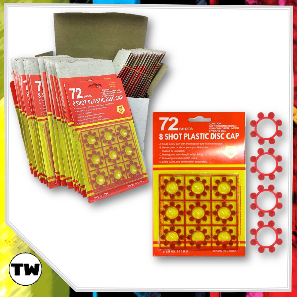 [Ready Stock] 60 Set /Super Cap Gun Refill / Cap Gun Refill / 8 Shots