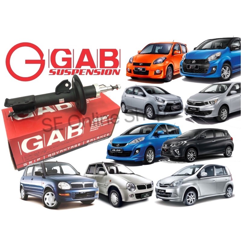 Original GAB Absorber Perodua New Myvi,Myvi,Alza,Viva,Bezza,Axia,Kelisa,Kenari,Kancil