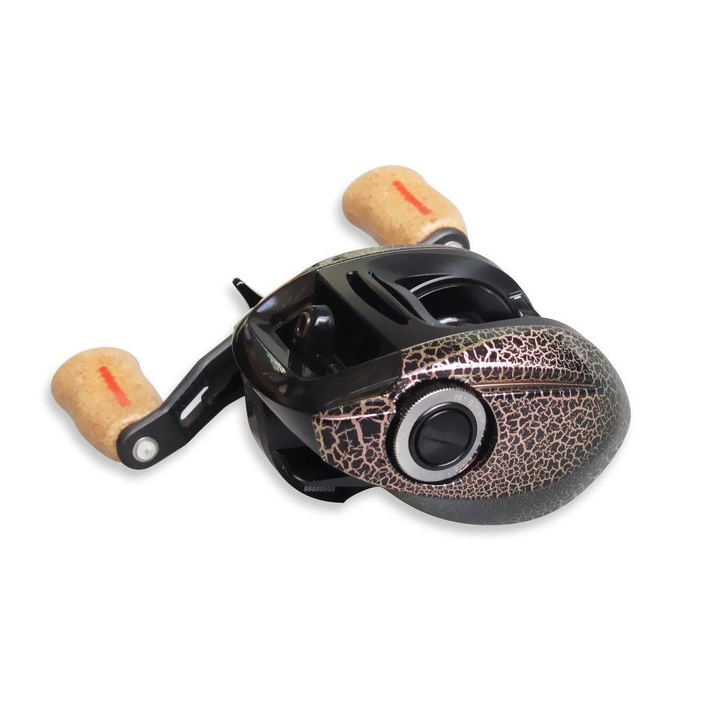 Original Megabass reel IS79UC LIMITED EDITION CRACK COPPER IL / IL GREEN  RIGHT HANDLE BAITCASTING REEL WITH FREE GIFT