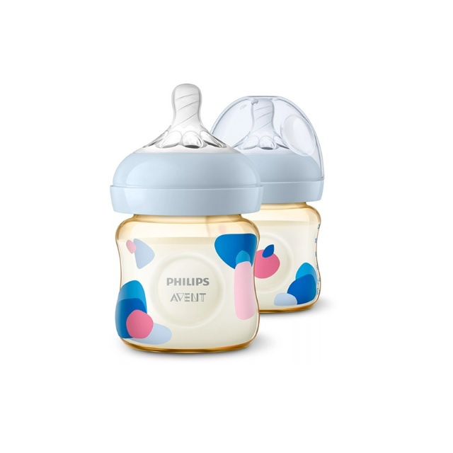 Philips Avent Natural PPSU Baby Bottle 0m+ (4oz/120ml x 2 bottles)  SCF581/20