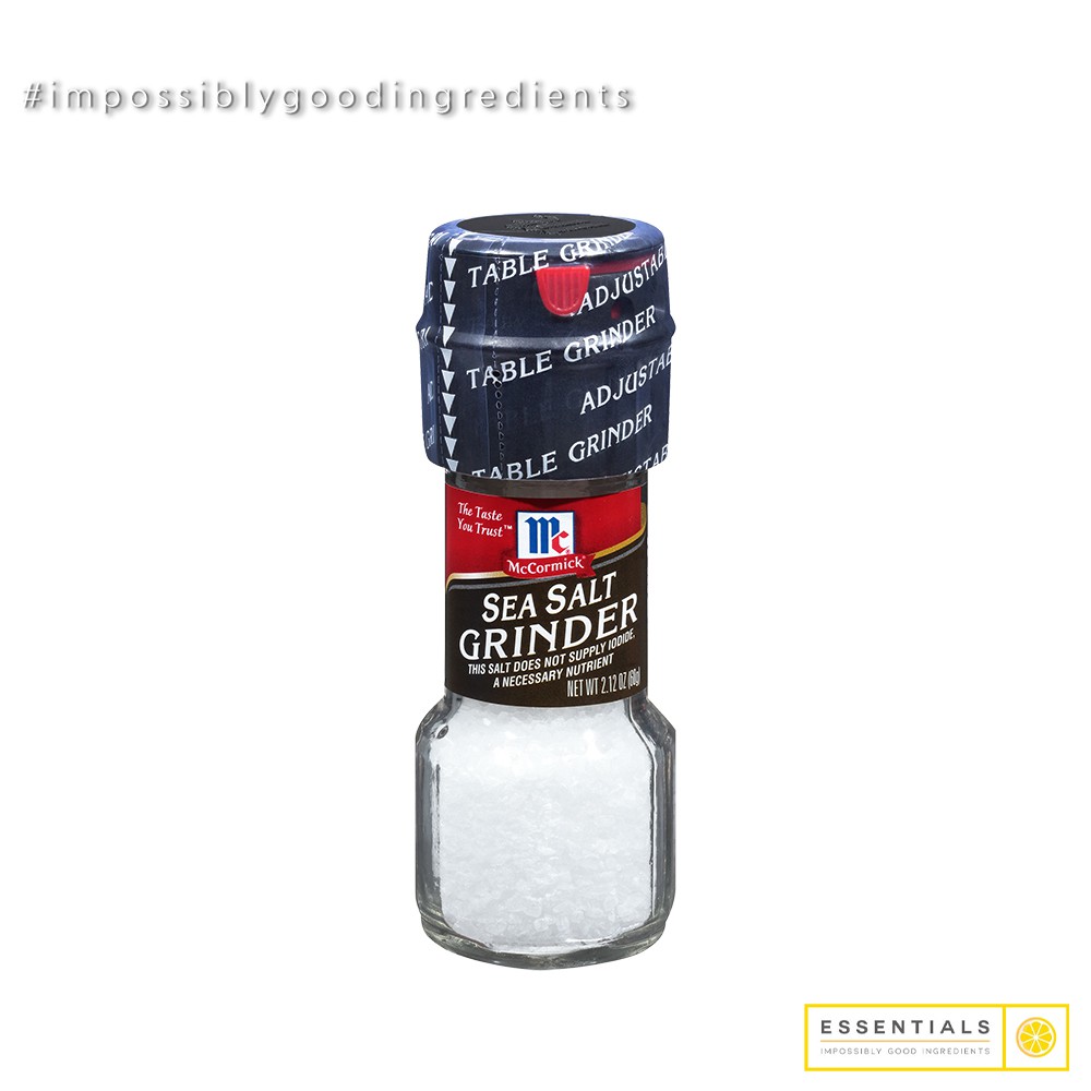 Mccormick Sea Salt Grinder 60g Shopee Malaysia