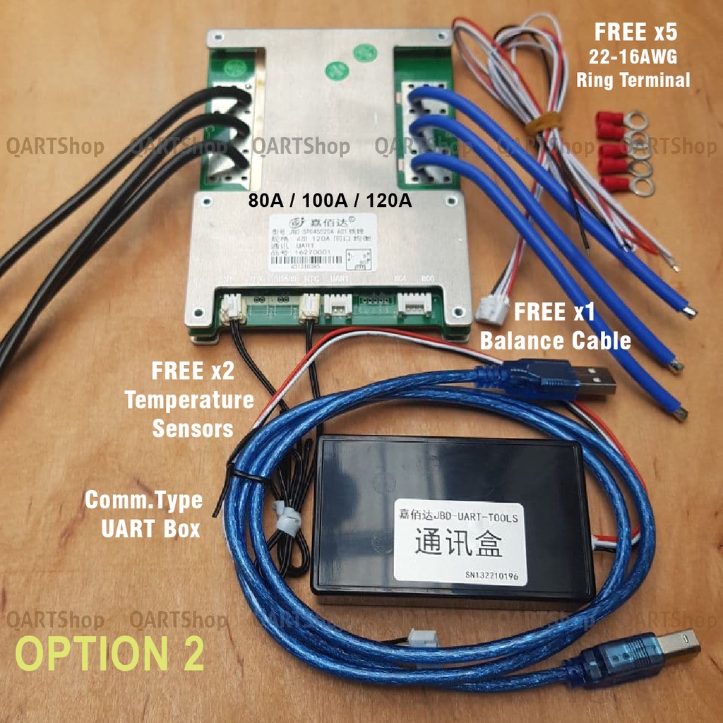 JBD - Smart BMS 4S 12V Lithium-ion / LiFePo4 Battery Management System ...