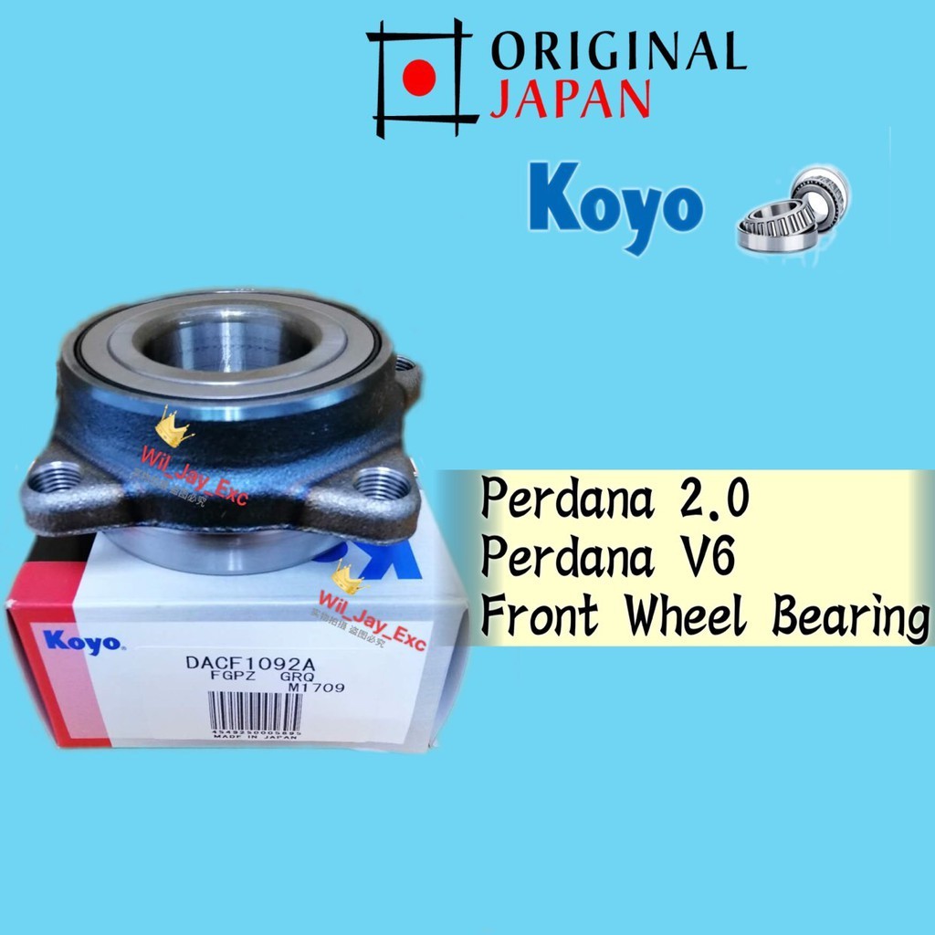 PROTON PERDANA 2.0, DACF1092A PERDANA V6 FRONT WHEEL BEARING(KOYO JAPAN ...