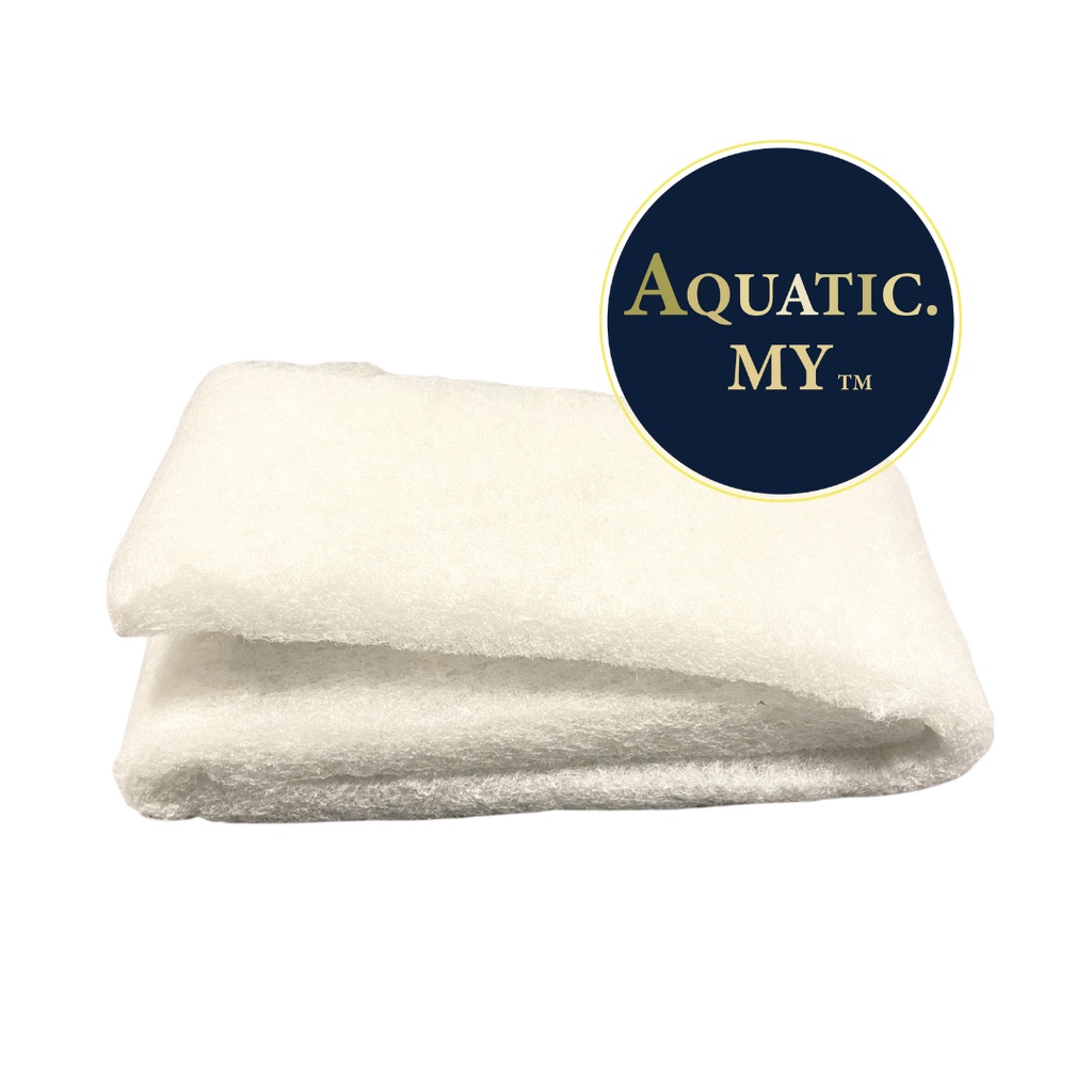 JB White Filter Wool Sponge Aquarium /Span Kapas Putih Penapis Akuarium ...
