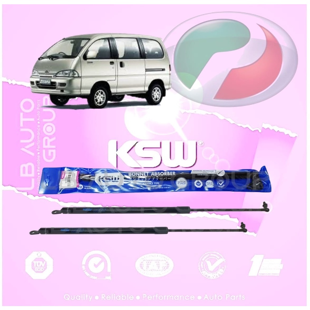 Perodua Rusa KSW Rear(belakang) Bonnet Absorber | Shopee Malaysia