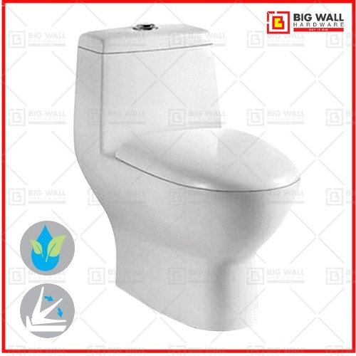 Zella C615 / C630S / C643 Washdown Water Closet STrap / One Piece Toilet Bowl Set / Mangkuk