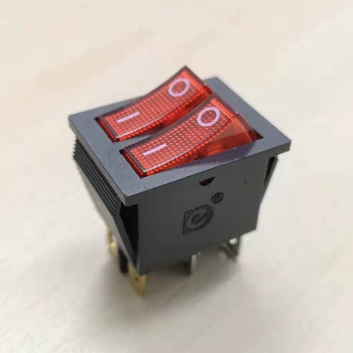 ON OFF Switch Double Light 6PIN 16A 250V 20A 125V Switch Rocker ...