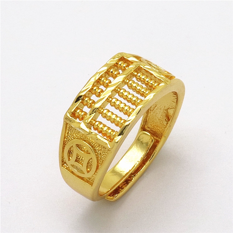 Chinese calculator gold ring store