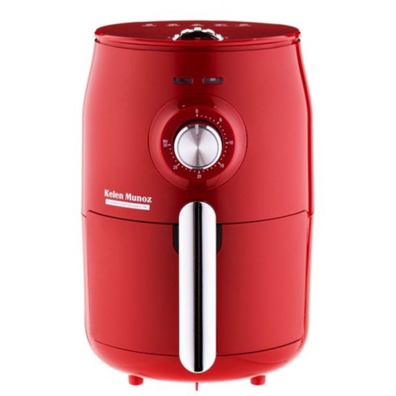 Kelen Munoz Air Fryer KMAF18R (Red Colour) Shopee Malaysia