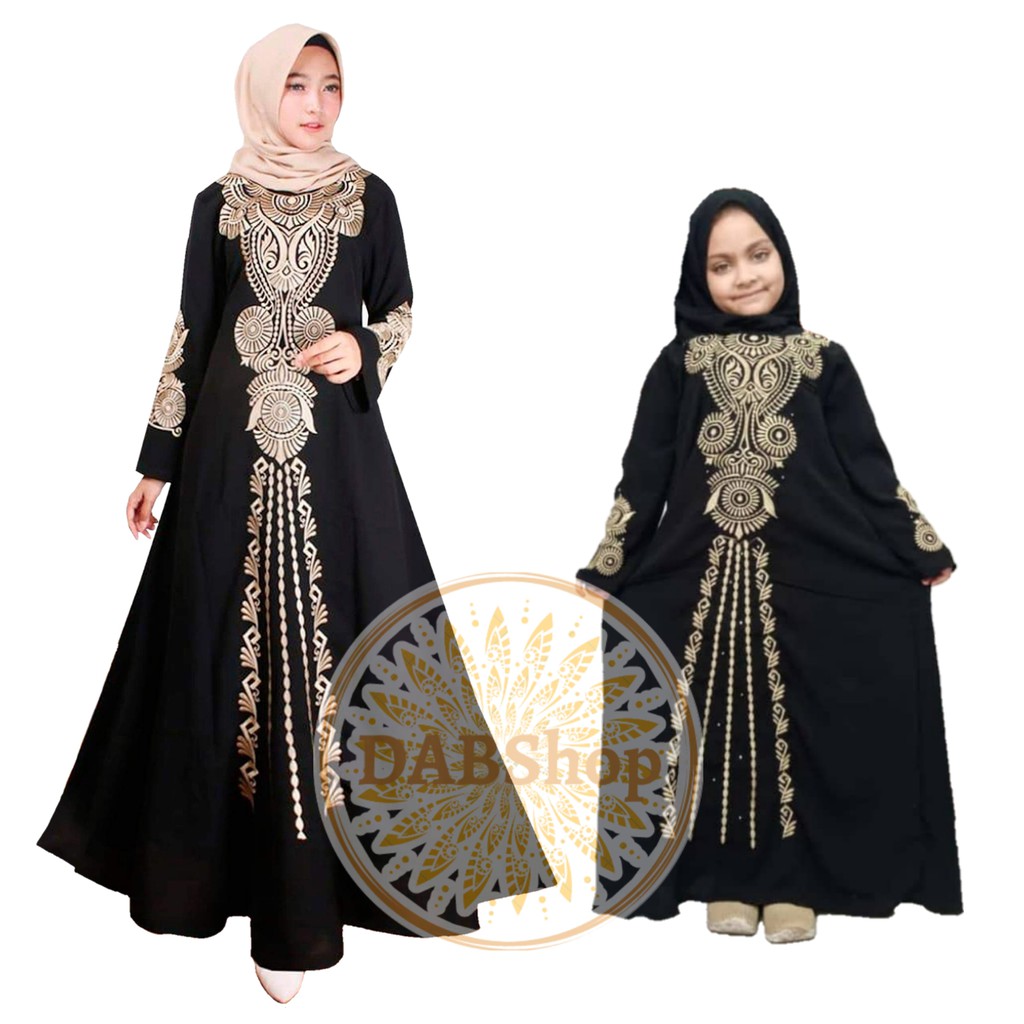 Muslim Extra Panel Nursing mother Abaya Grey