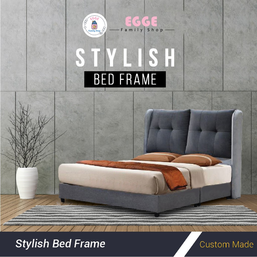 Premium Designer Bed Frame / Katil (Customized PreOrder) Shopee
