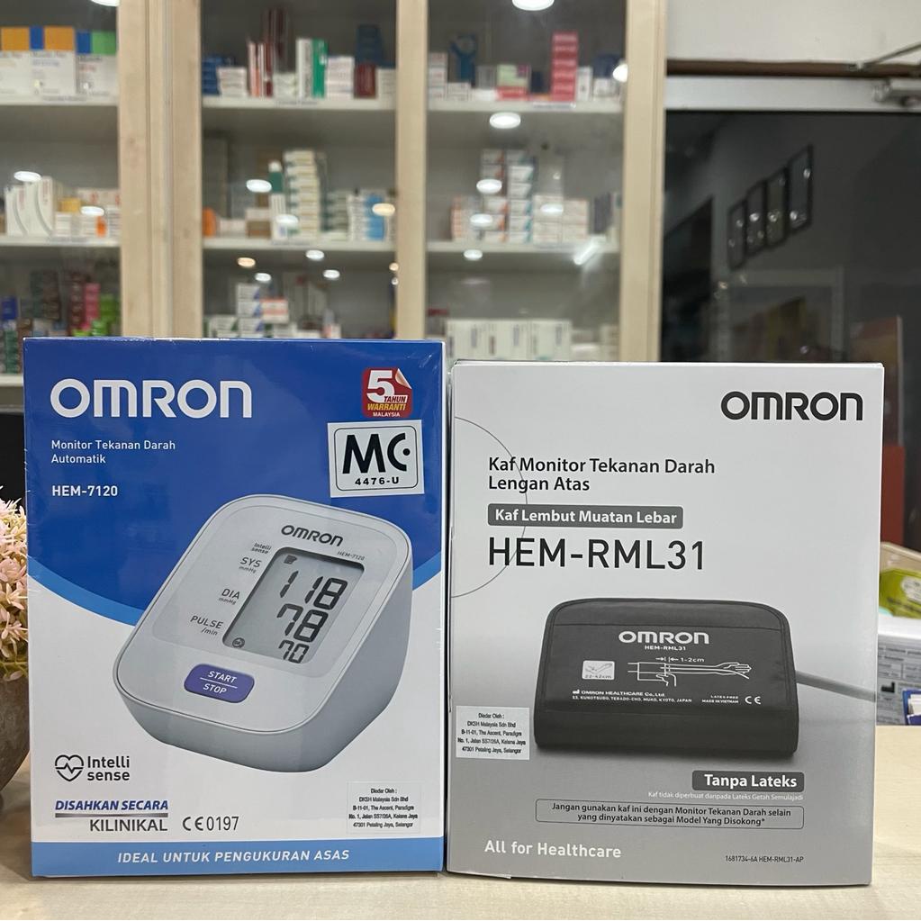 Omron Blood Pressure Meter HEM 7120 (5 Years Warranty) BP Machine