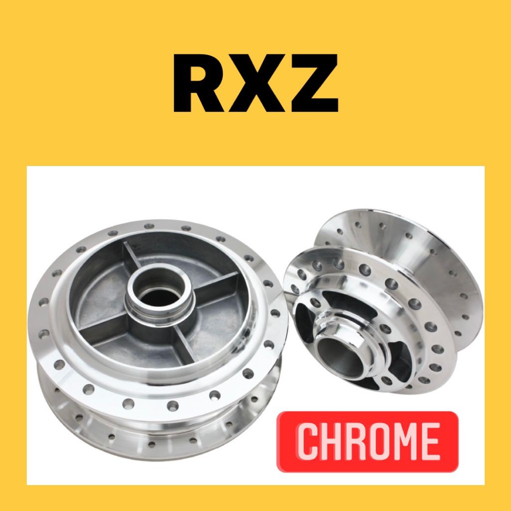 YAMAHA RXZ Buyung Chrome Gantang FRONT REAR Hub Depan Belakang BUYONG ...