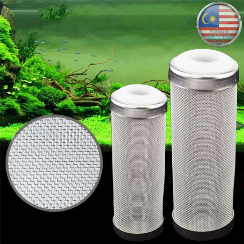 🇲🇾 Aquarium Stainless Steel 12mm 16mm Shrimp Guard Mesh Net Fish Fry
