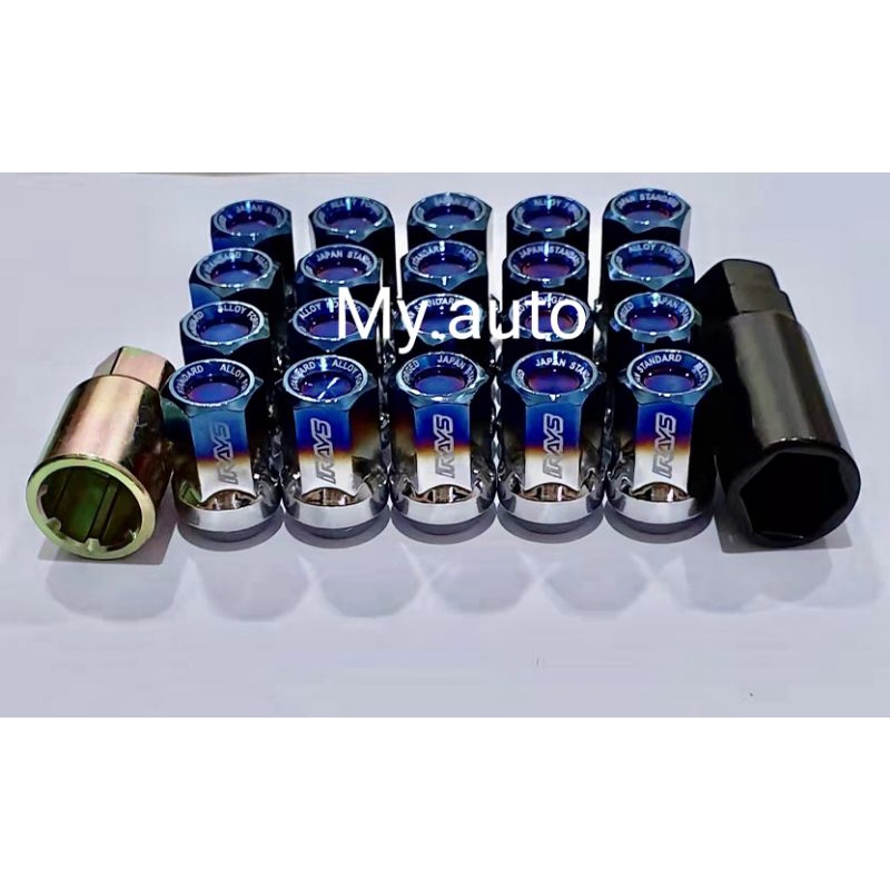 (New Model)Japan Standard Racing Quality Lock&Nut(Material Besi)Tayar