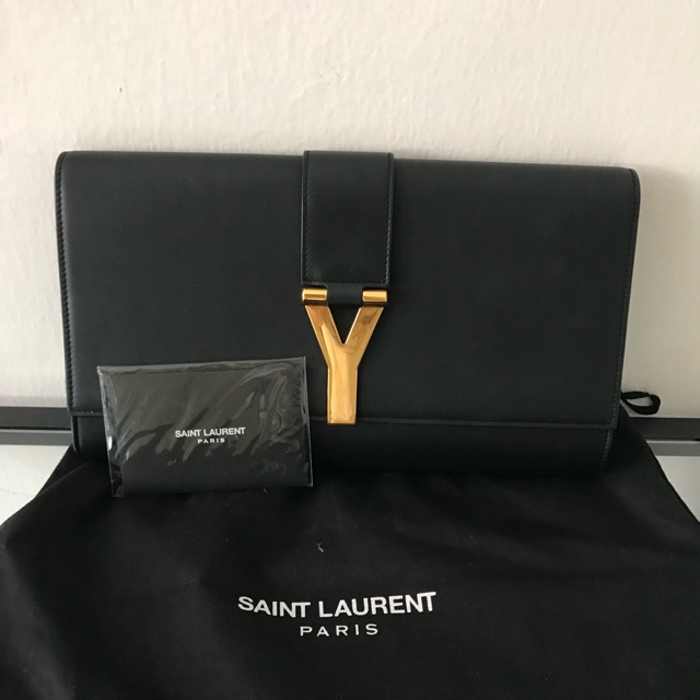 Used ysl outlet clutch