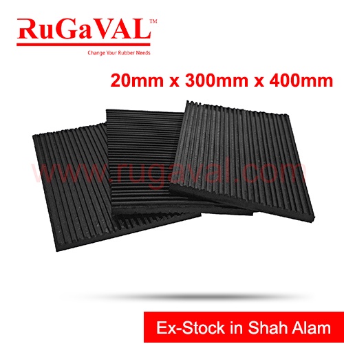 Anti Vibration Rubber Pad, Size: 20mm x 300mmW x 400mmL, Anti Noise ...