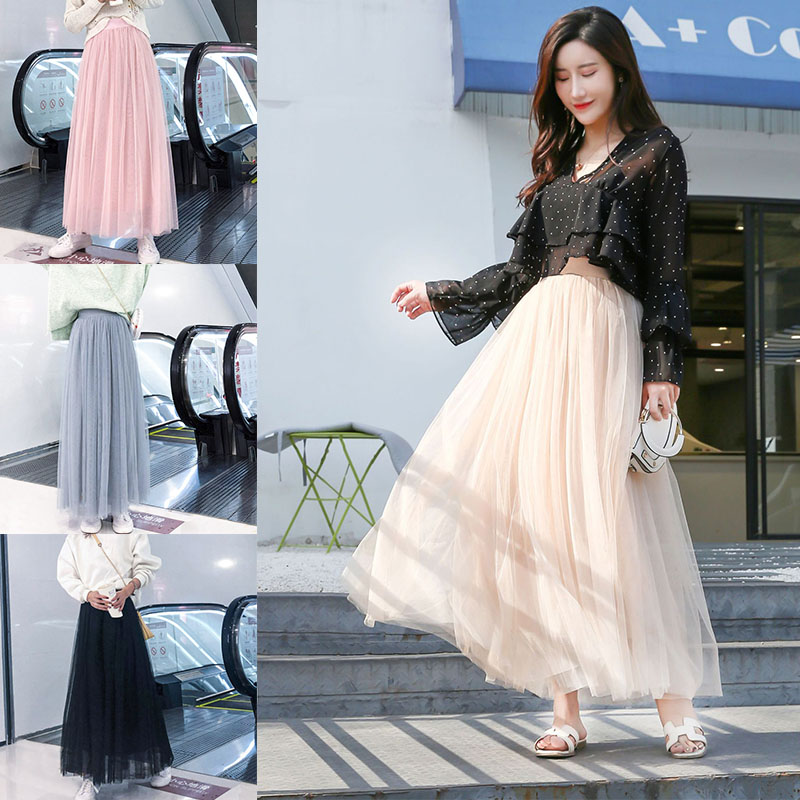 High waist was thin pleated skirt YV40027 main image 0