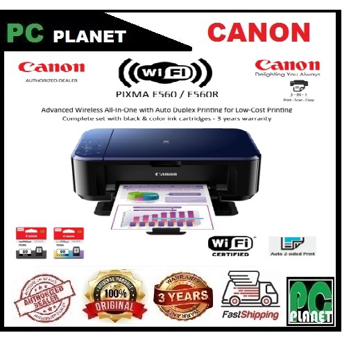 Inkjet Printers - PIXMA E560 / E560R - Canon Malaysia