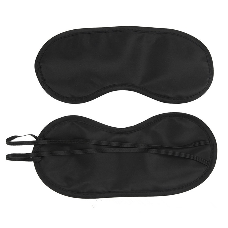 Black Sleep Mask Natural Sleeping Eye Mask Eyeshade Cover Shade Eye