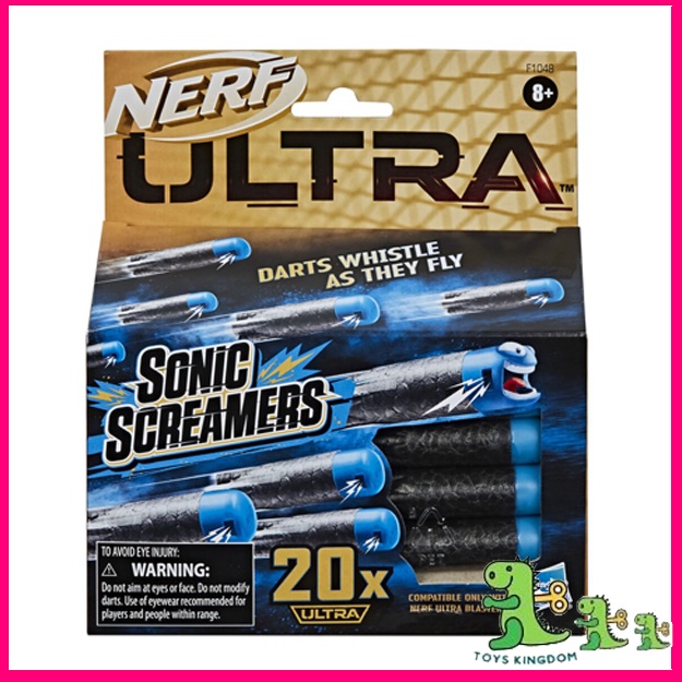 Nerf Ultra Sonic Screamers – Lot De 20 Fléchettes Sifflantes Pour Blaster Nerf Ultra, Recharge