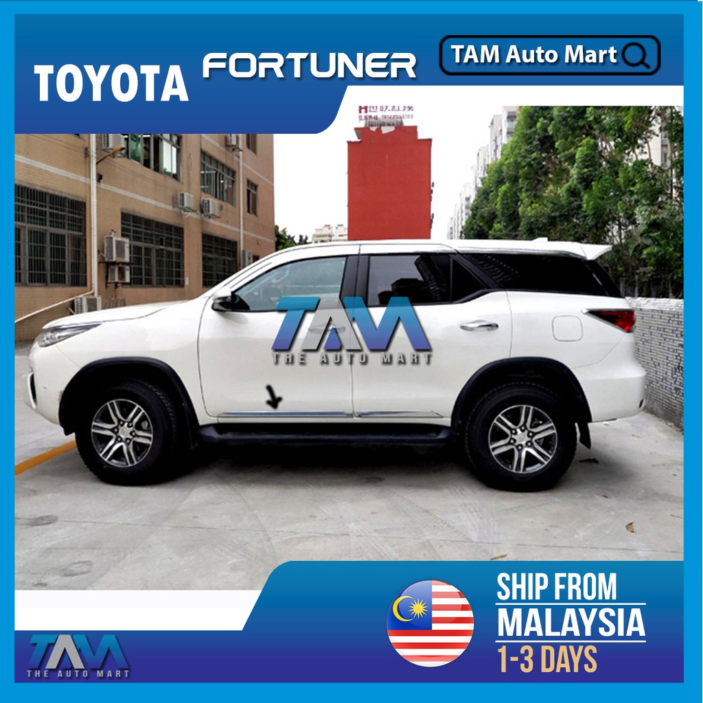 Toyota Fortuner Door Moulding Body Side Door Molding Cover Trim For