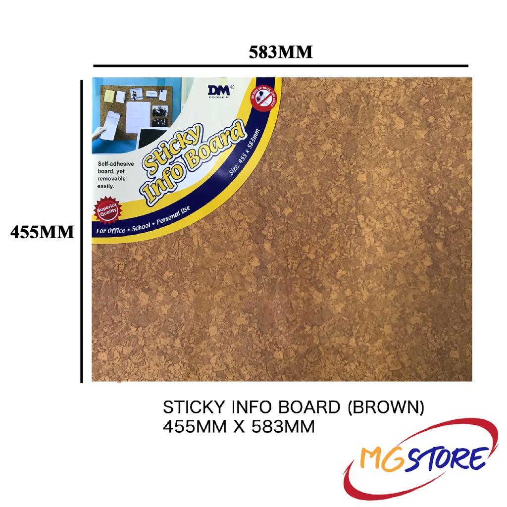 455mm x 583mm Sticky Info Board | Shopee Malaysia