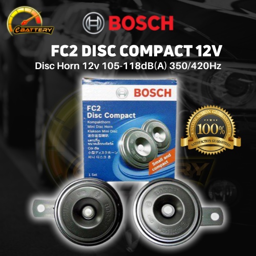 [ ORIGINAL BOSCH FC2 Disc Compact 12V 105-118dB(A) 350/420Hz Mini Disc ...