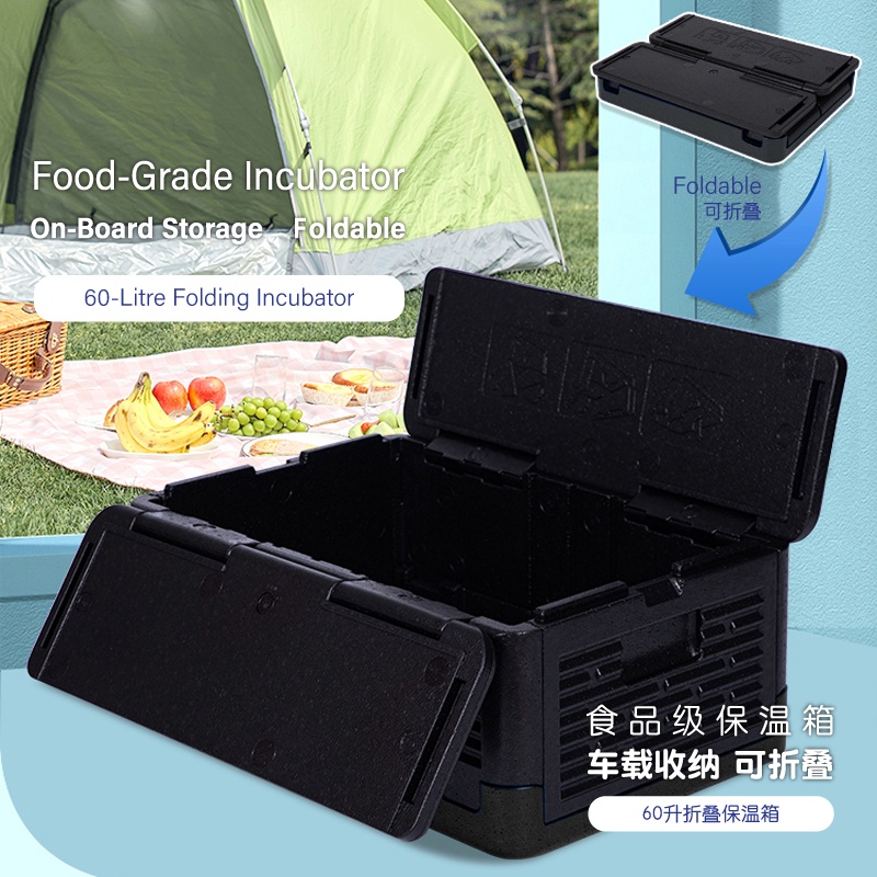 Foldable iceless hot sale cooler