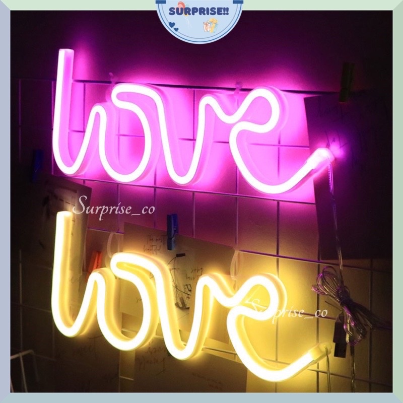 Love LED light (marry me/proposal) warm white love neon light pink love ...