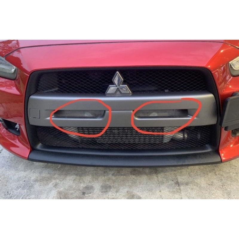 Duct bumper air guider intercooler CTR crash bar - Mitsubishi lancer ...