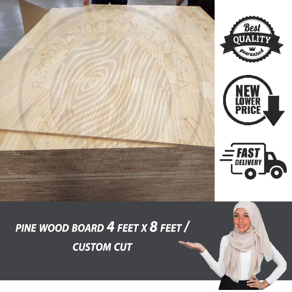 [ Pine Wood Joint Board 17mm ] 🌲 Pine Wood Art Board pine wooden board