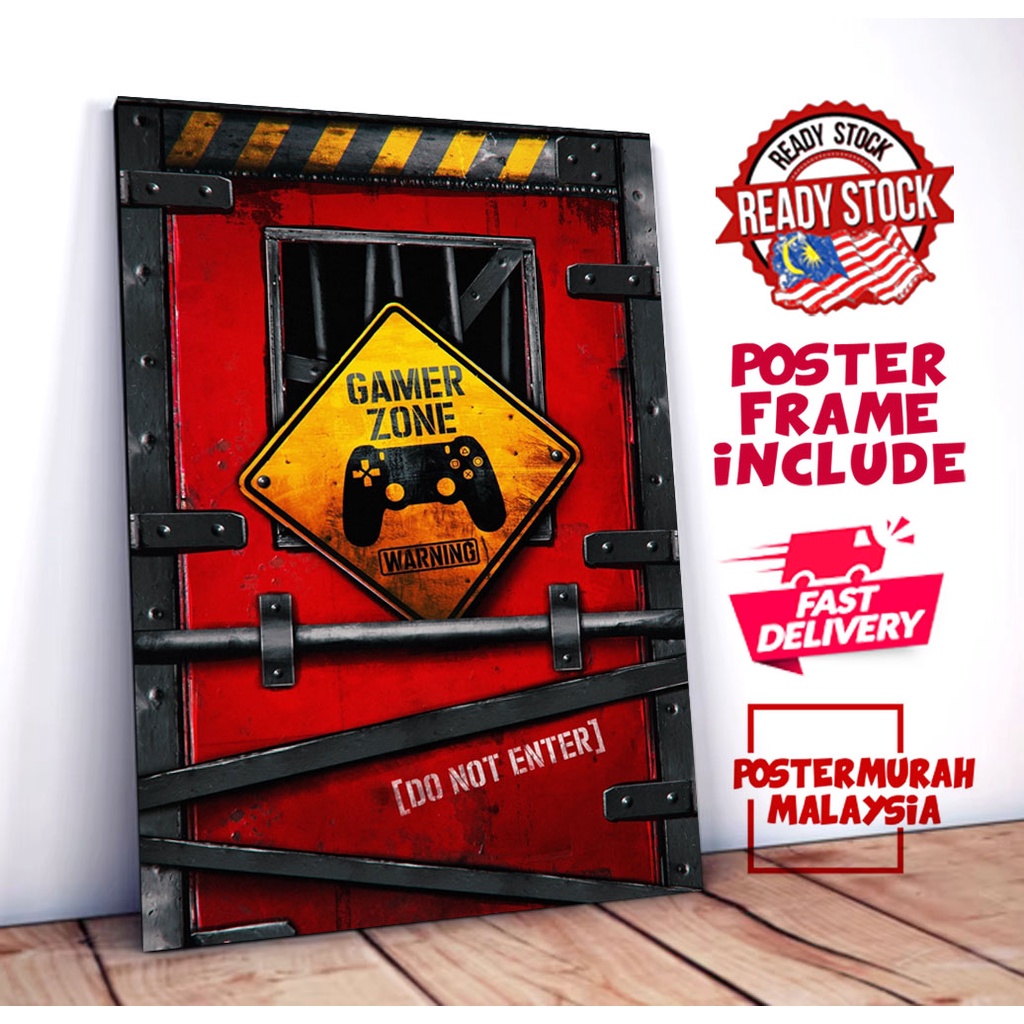🔥FRAME INCLUDED🔥 gamer gamers gaming poster collection | Shopee Malaysia