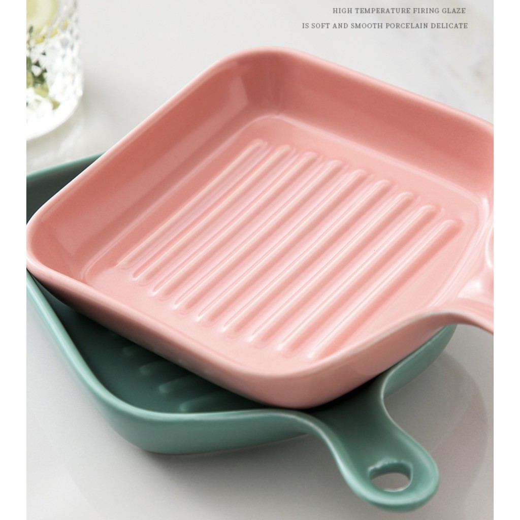 🇲🇾[CLEARANCE] Nordic Scandinavian Ceramic Baking Tray Microwave Oven