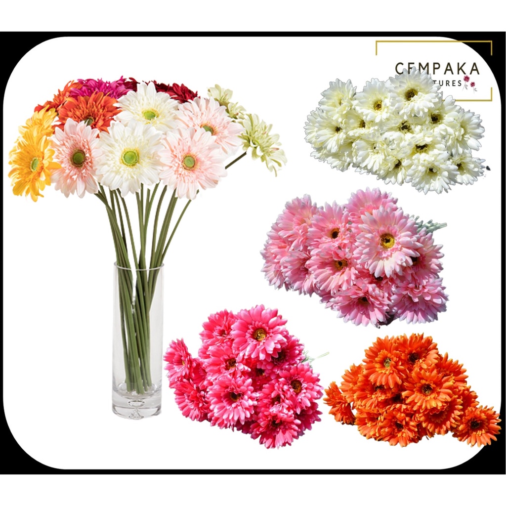 Chrysanthemum Single branch Flower for Wedding Home Decor Office ...