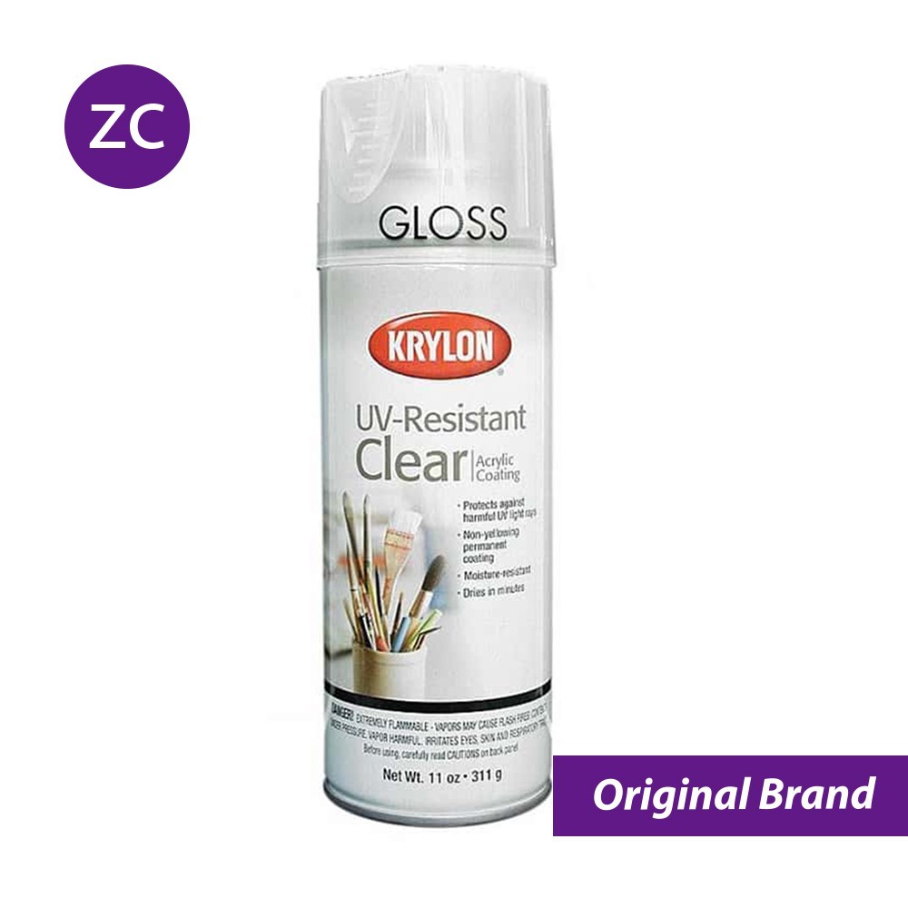 KRYLON UVRESISTANT CLEAR ACRYLIC COATING Gloss Shopee Malaysia