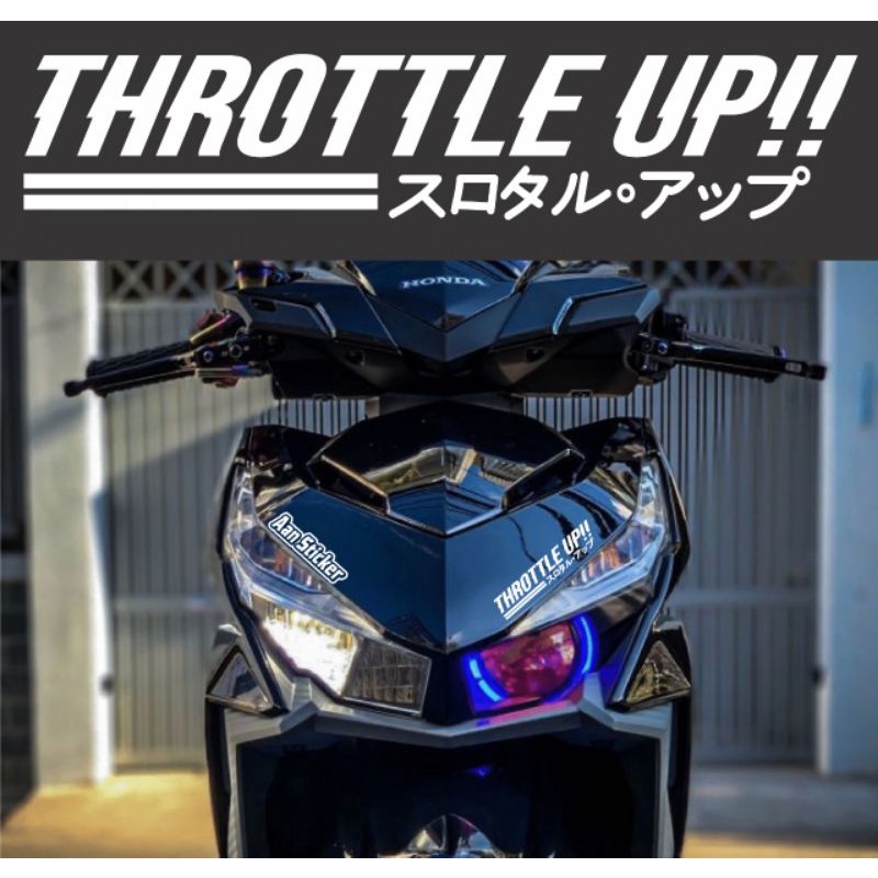 15cm throttle up sticker | Shopee Malaysia